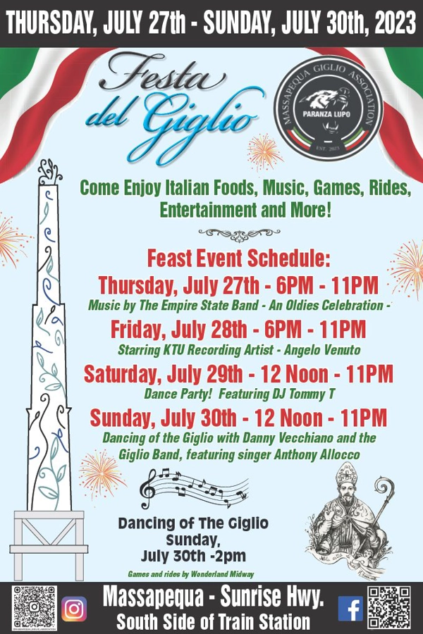 2023 Festa del Giglio Poster